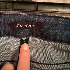 Bebe, size 28 navy